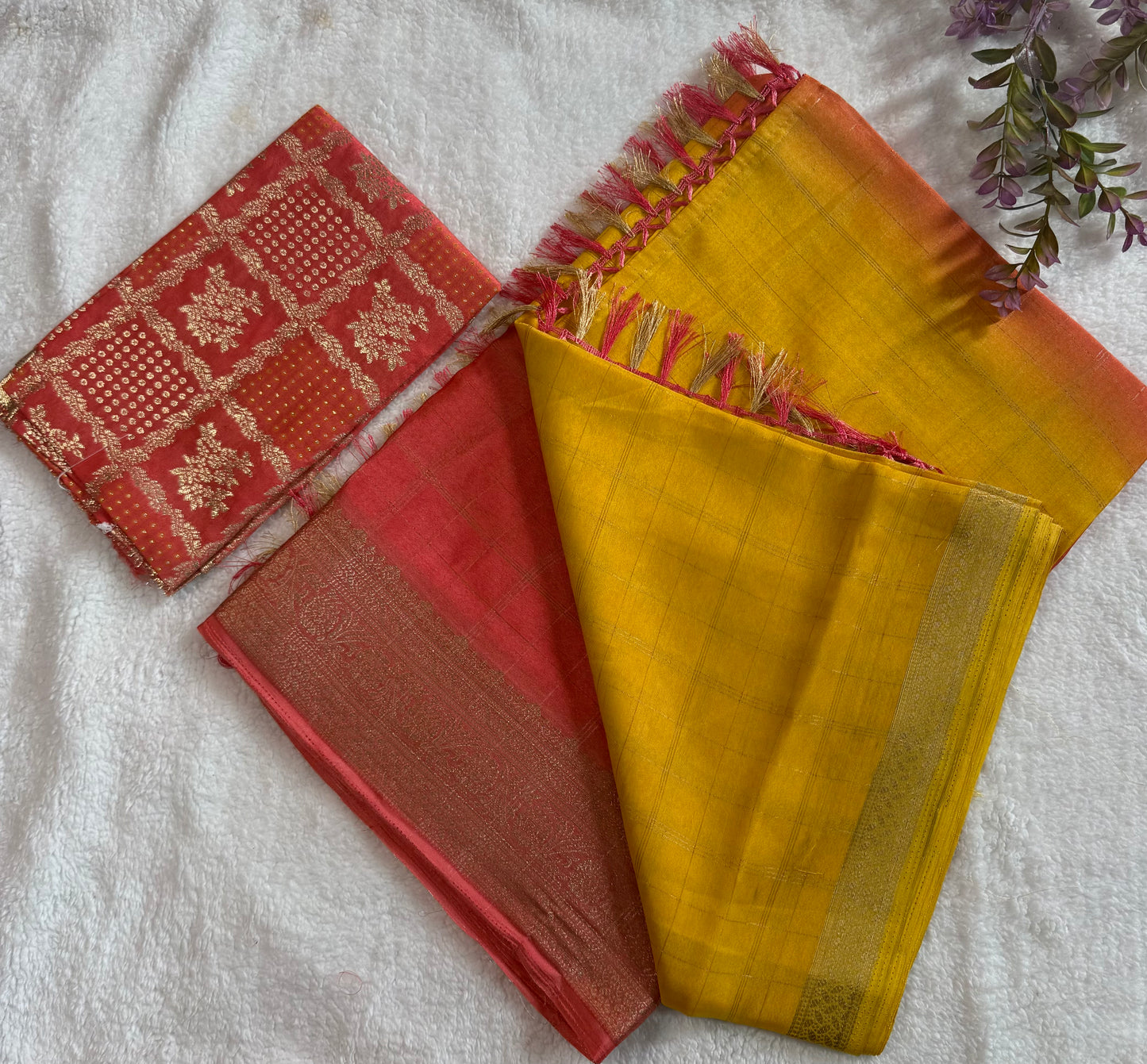 Double Shade Saree