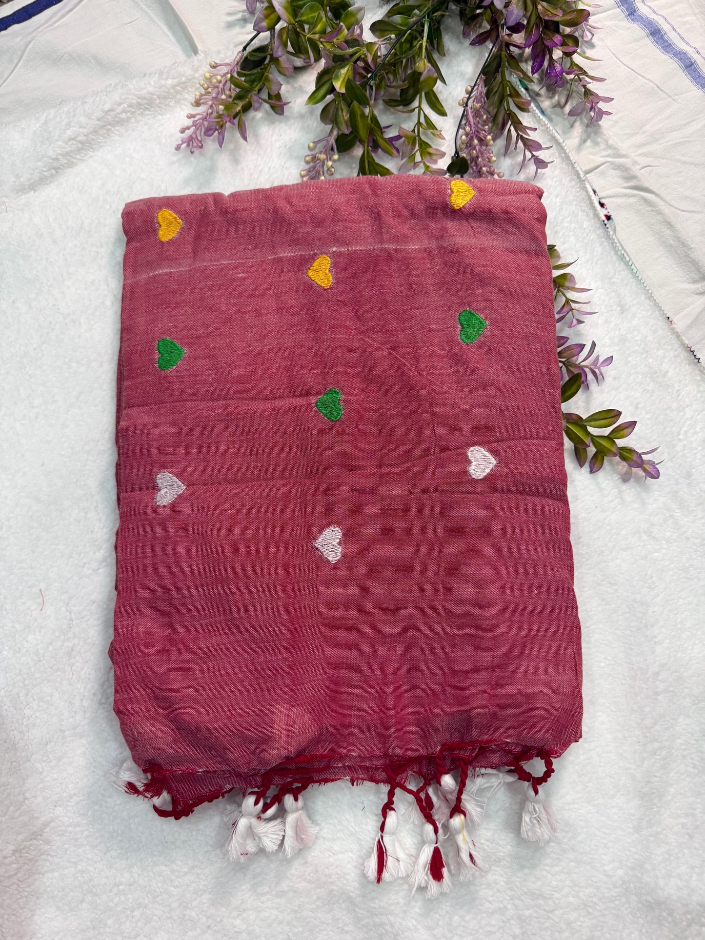 Little Heart Kadhi cotton saree