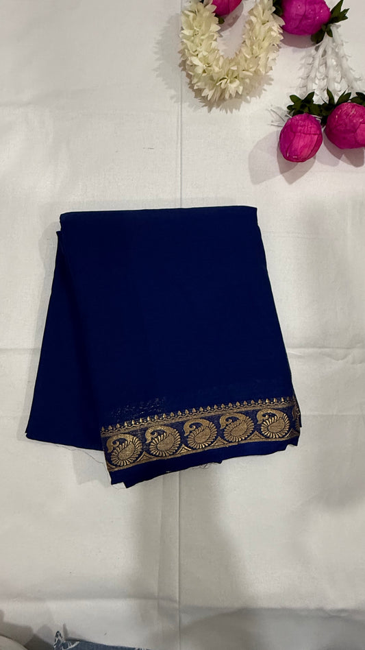 Bene crepe saree