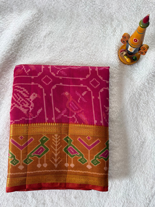Ikkat Pattu Saree