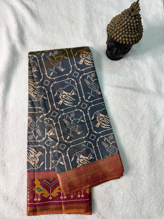 Ikkat Saree