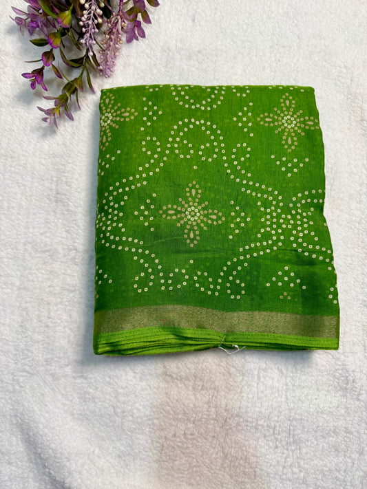 Mal Silk Bhandini Saree