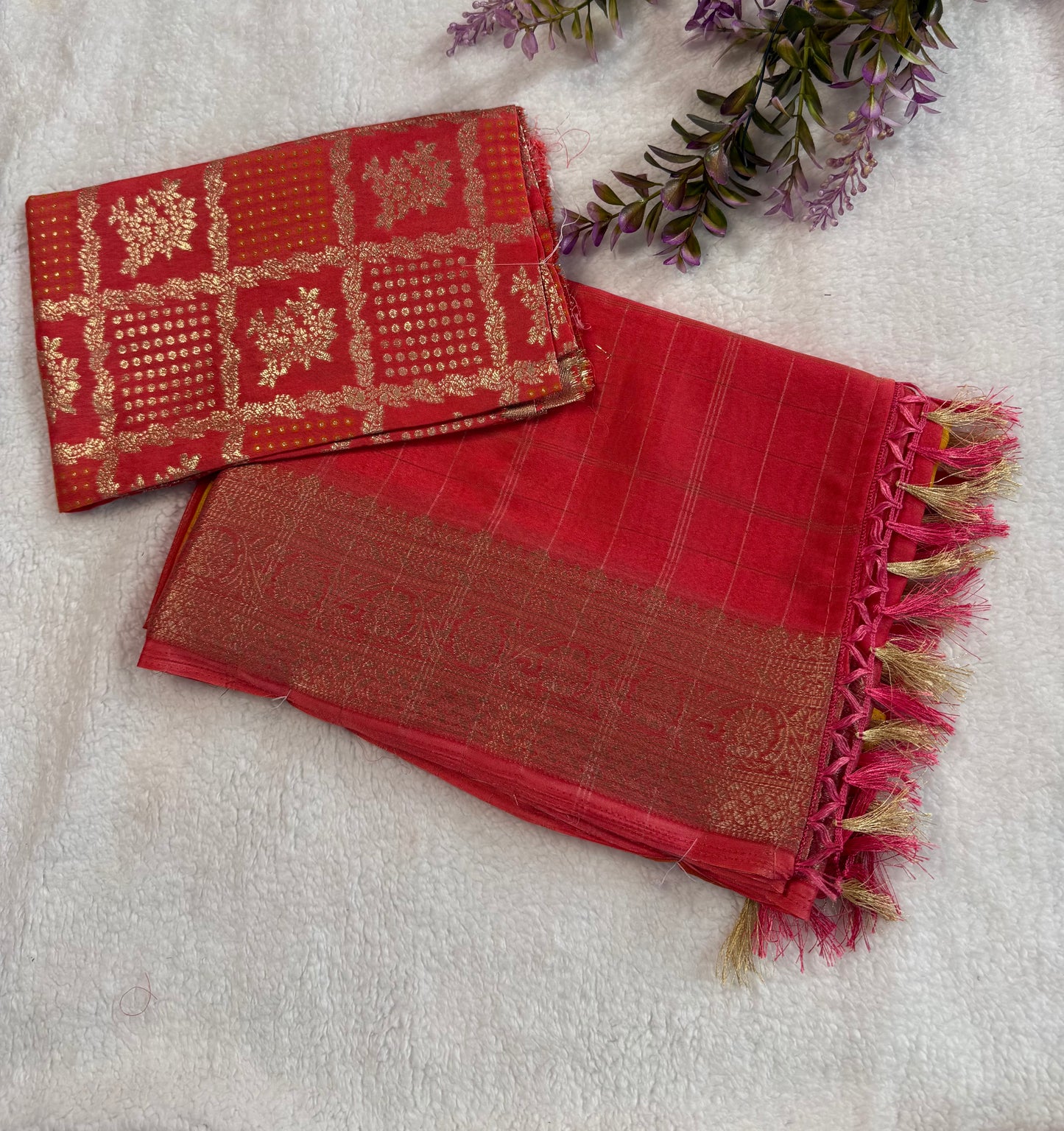 Double Shade Saree