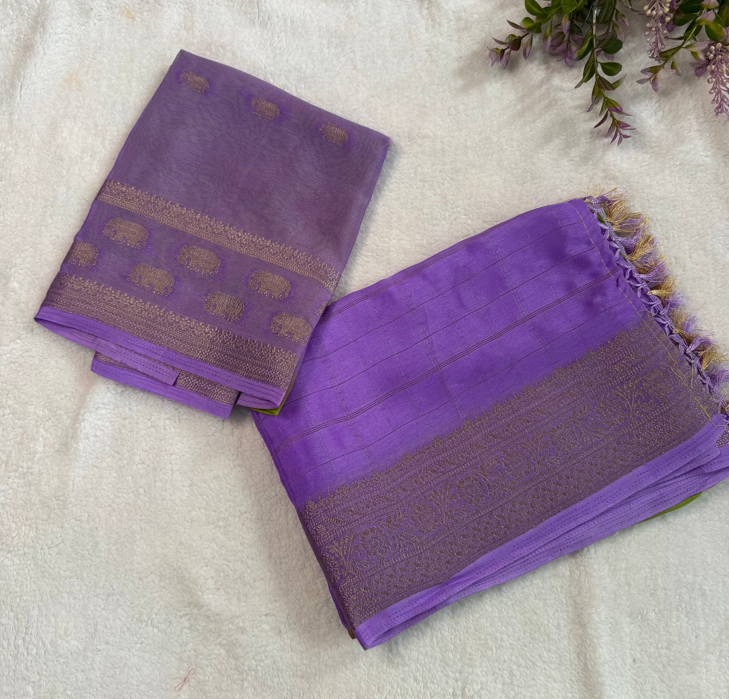 Double Shade Saree